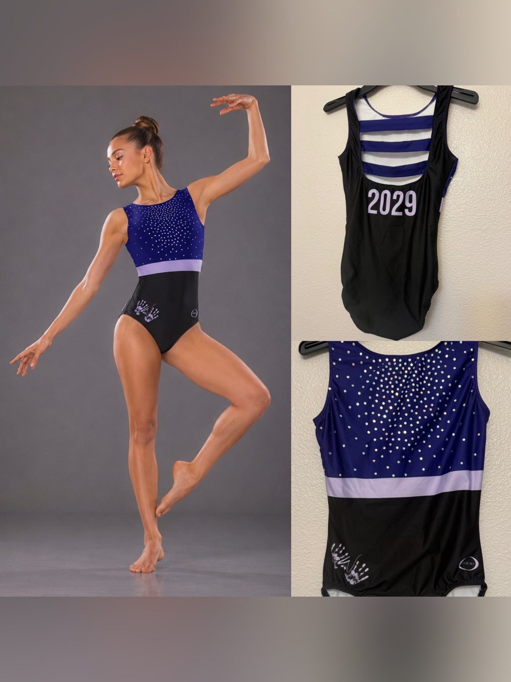 Chalk Warrior x Ozone 2029 Camp Collection Gymnastics Leotard MA-Medium adult